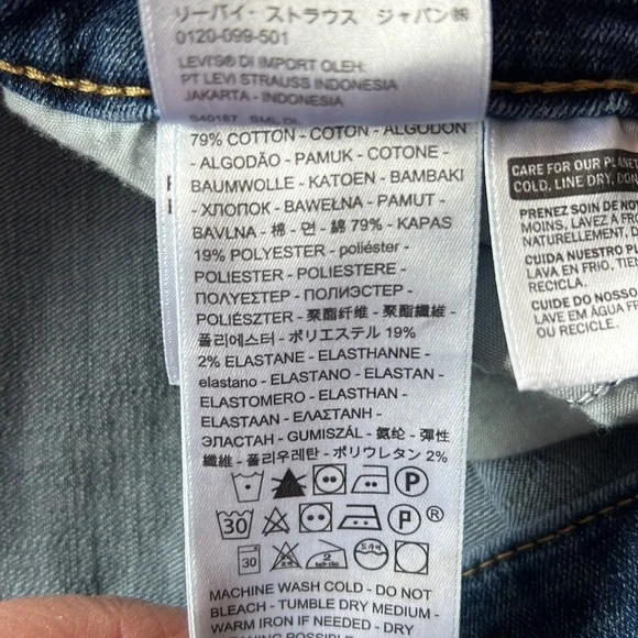 Women’s Levi’s 711 Skinny Ankle Jeans - Picture 11 of 11